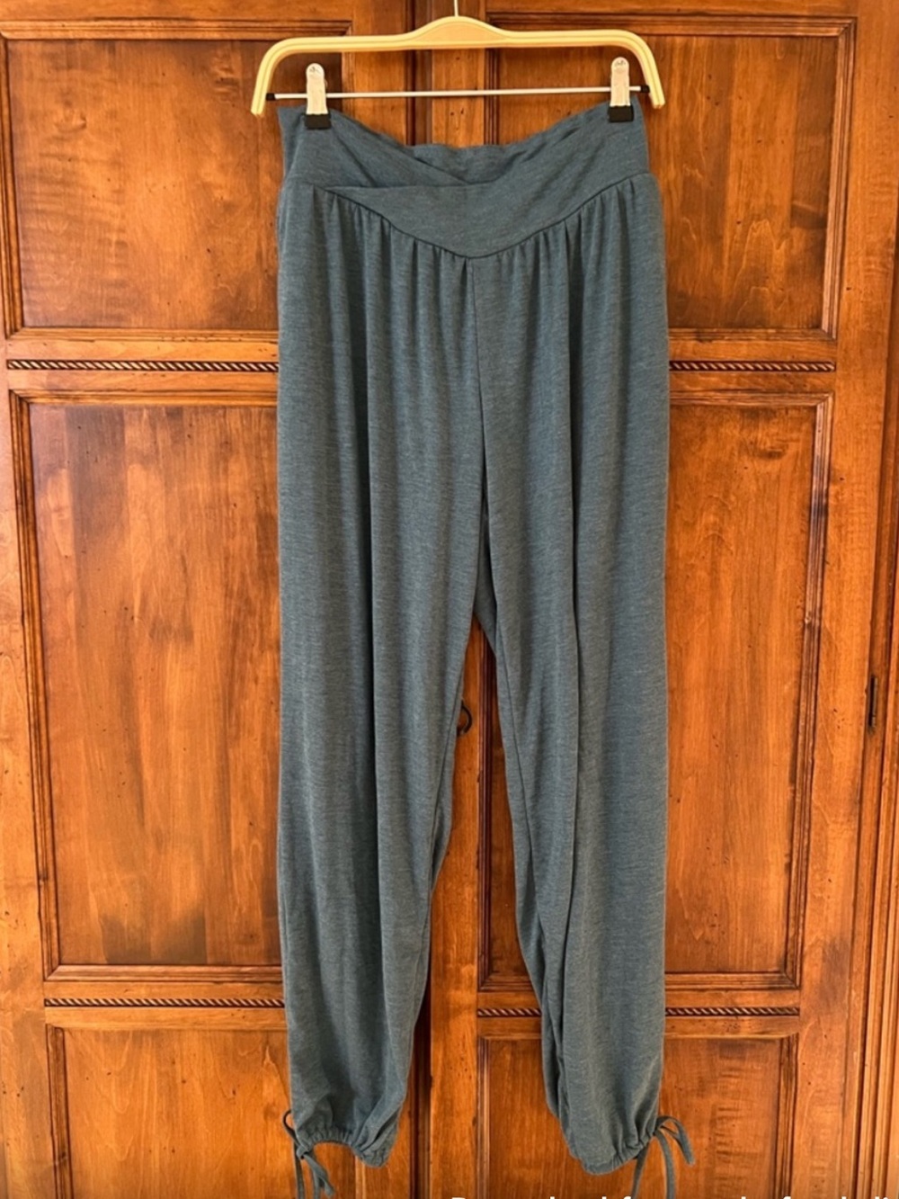 HALARA Teal Green Drawstring Hem Joggers